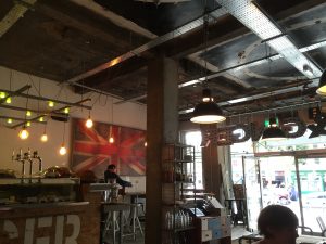 Industrial chic abounds